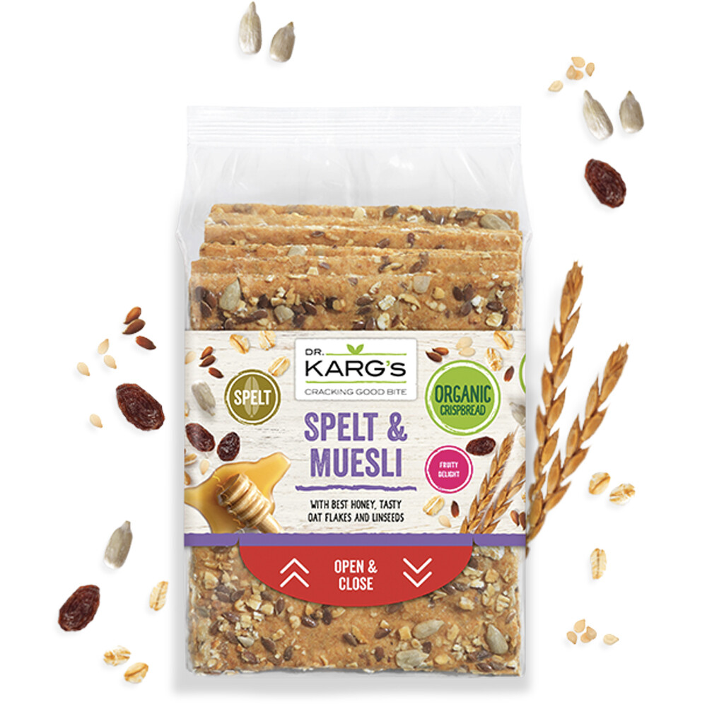 Organic Crispbread Spelt & Muesli