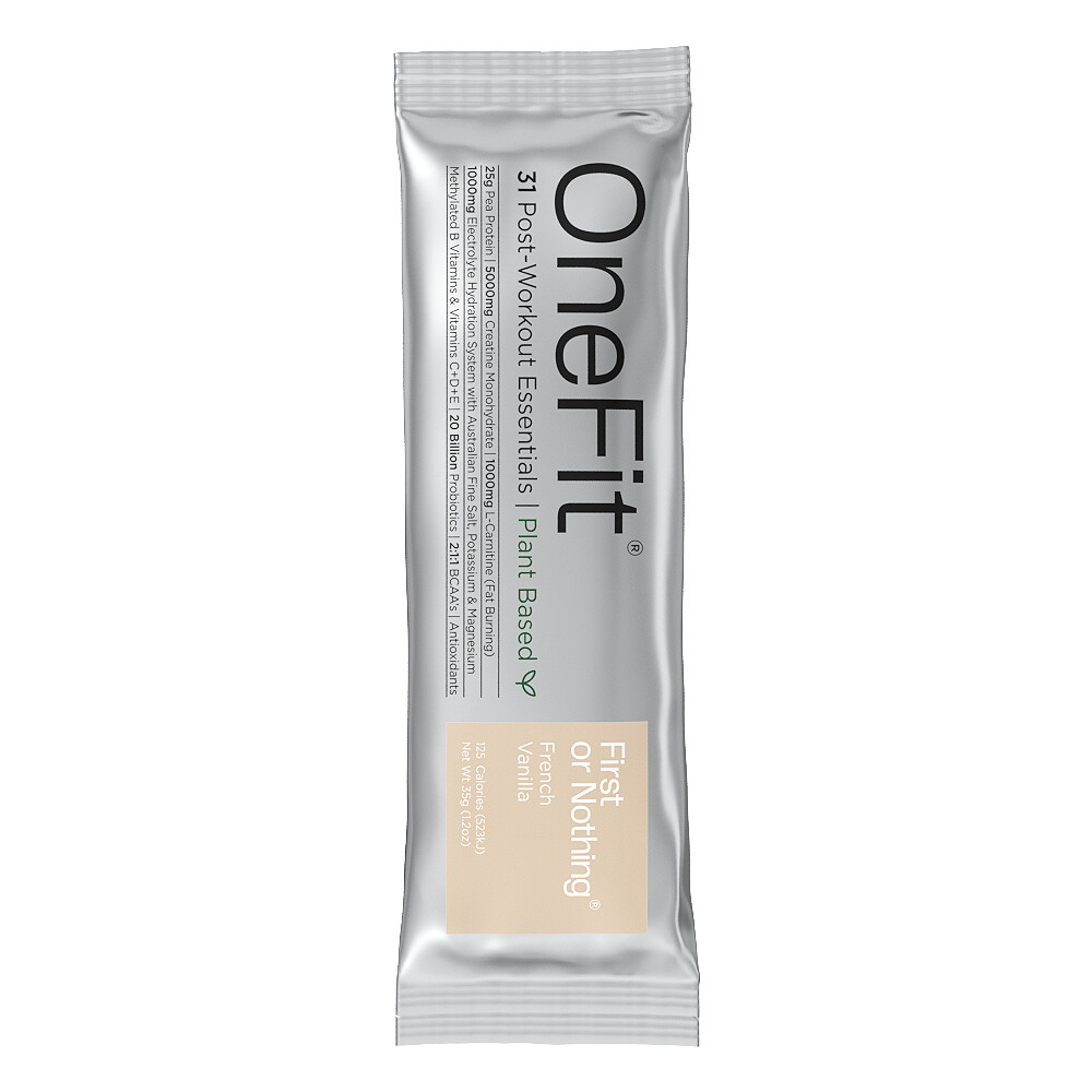 OneFit Vegan Recovery French Vanilla - Satchet Box