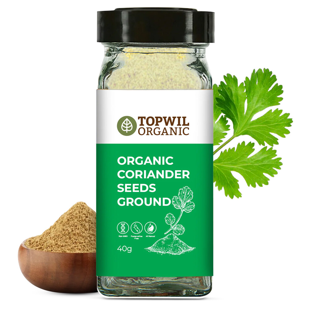 Organic Coriander Seeds Ground