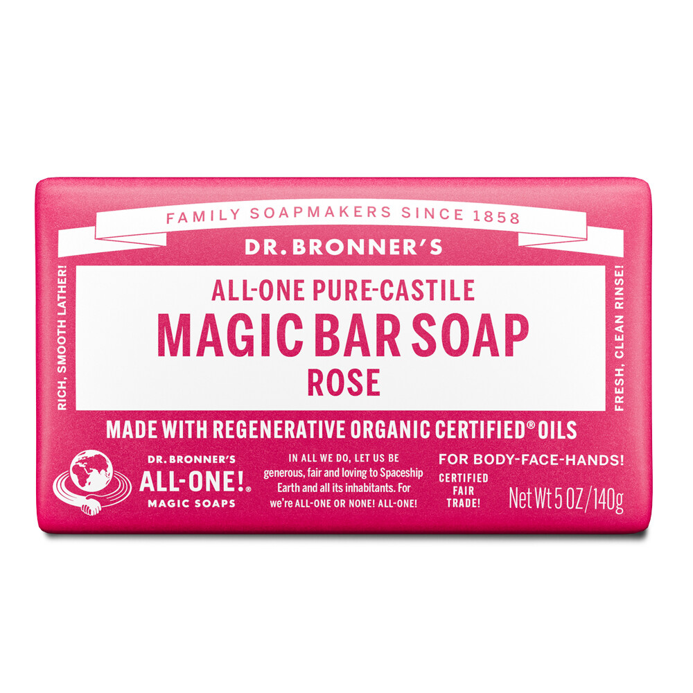 Rose Pure-Castile Magic Bar Soap