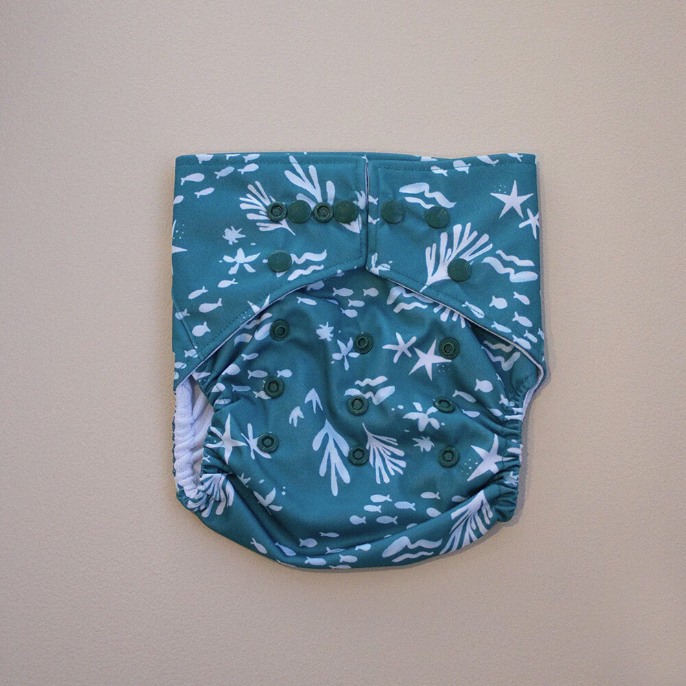 Pandas by Luvme Swim Nappy EMERALD SEA
