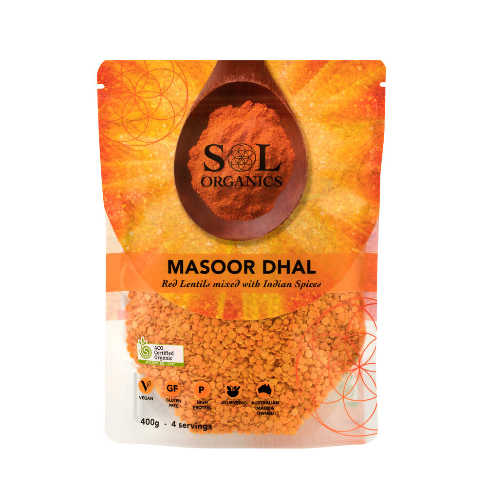 Masoor - Indian Spiced Red Lentil Dhal Mix