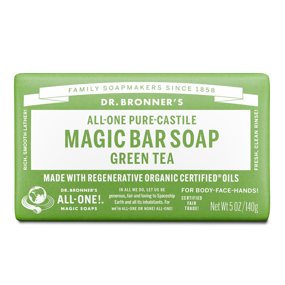 Green Tea Pure-Castile Magic Bar Soap