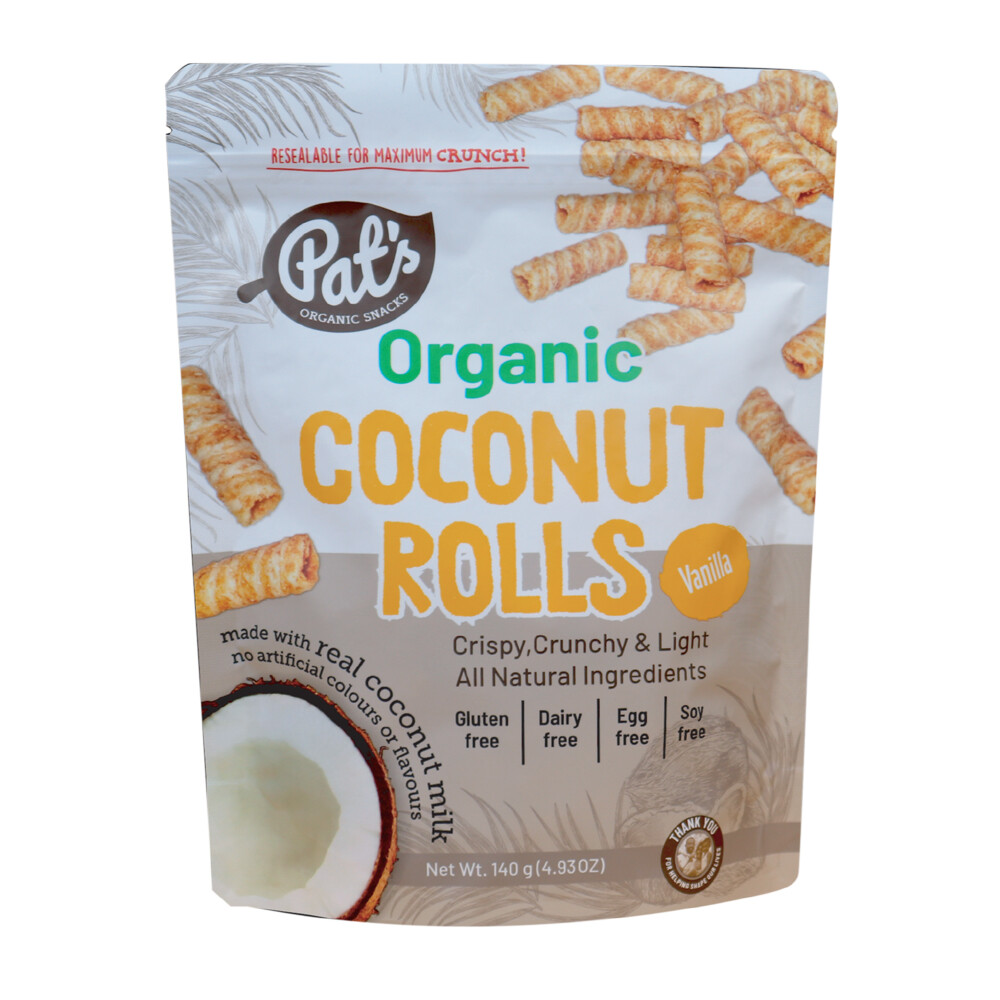 Organic Coconut Rolls - Vanilla