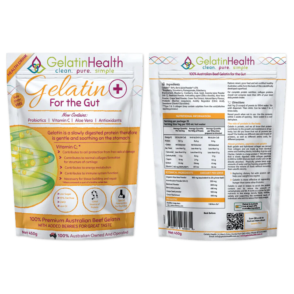 Gelatin + For The Gut 