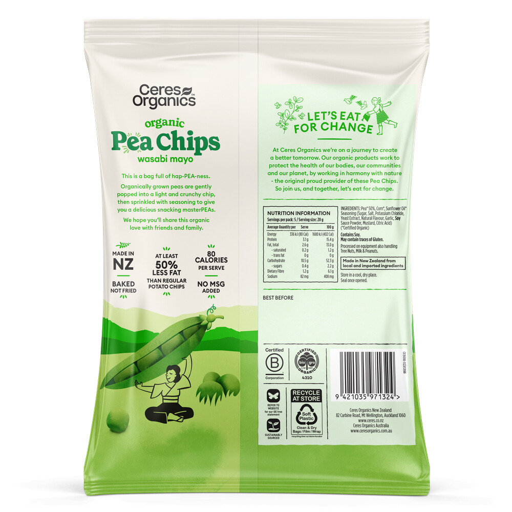 Pea Chips - Wasabi Mayo