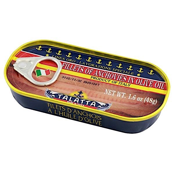 Fillets of Anchovies in Olive Oil