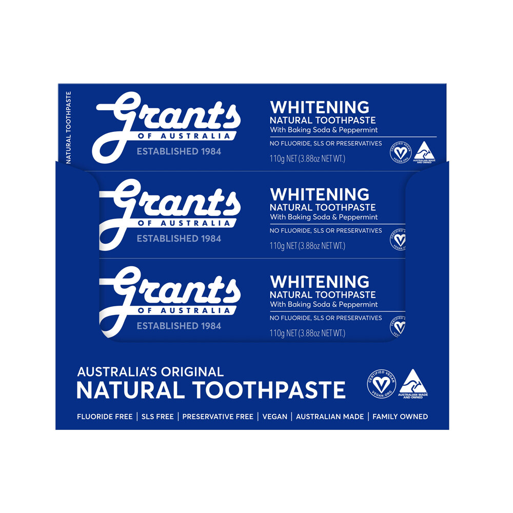 Whitening with Peppermint Natural Toothpaste