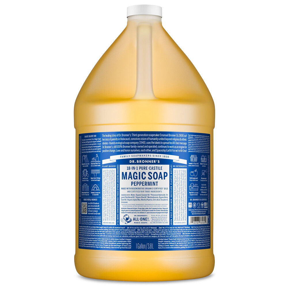 Peppermint Pure-Castile Magic Liquid Soap