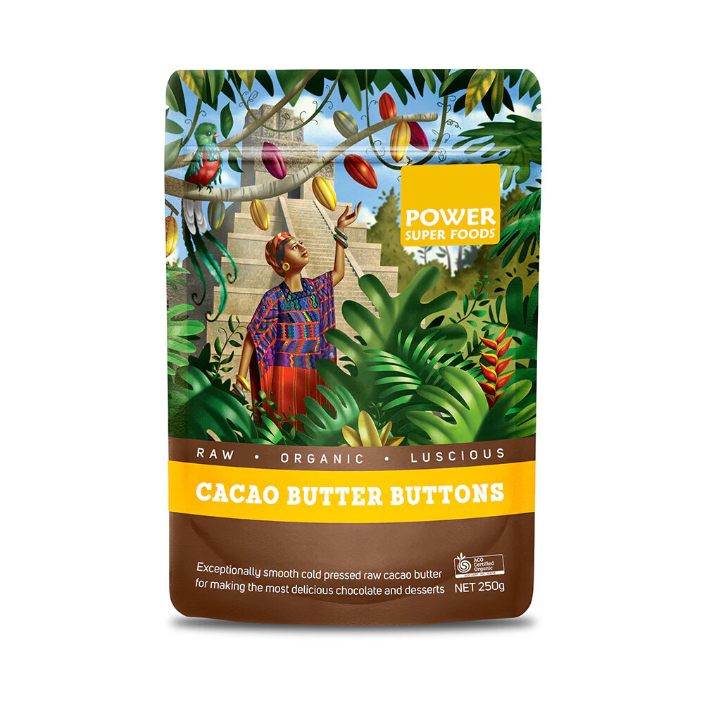 Cacao Butter Raw Buttons
