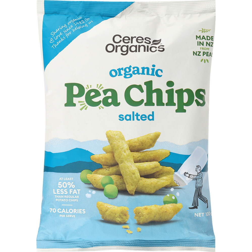 Ceres Organics Pea Chips - Salted 