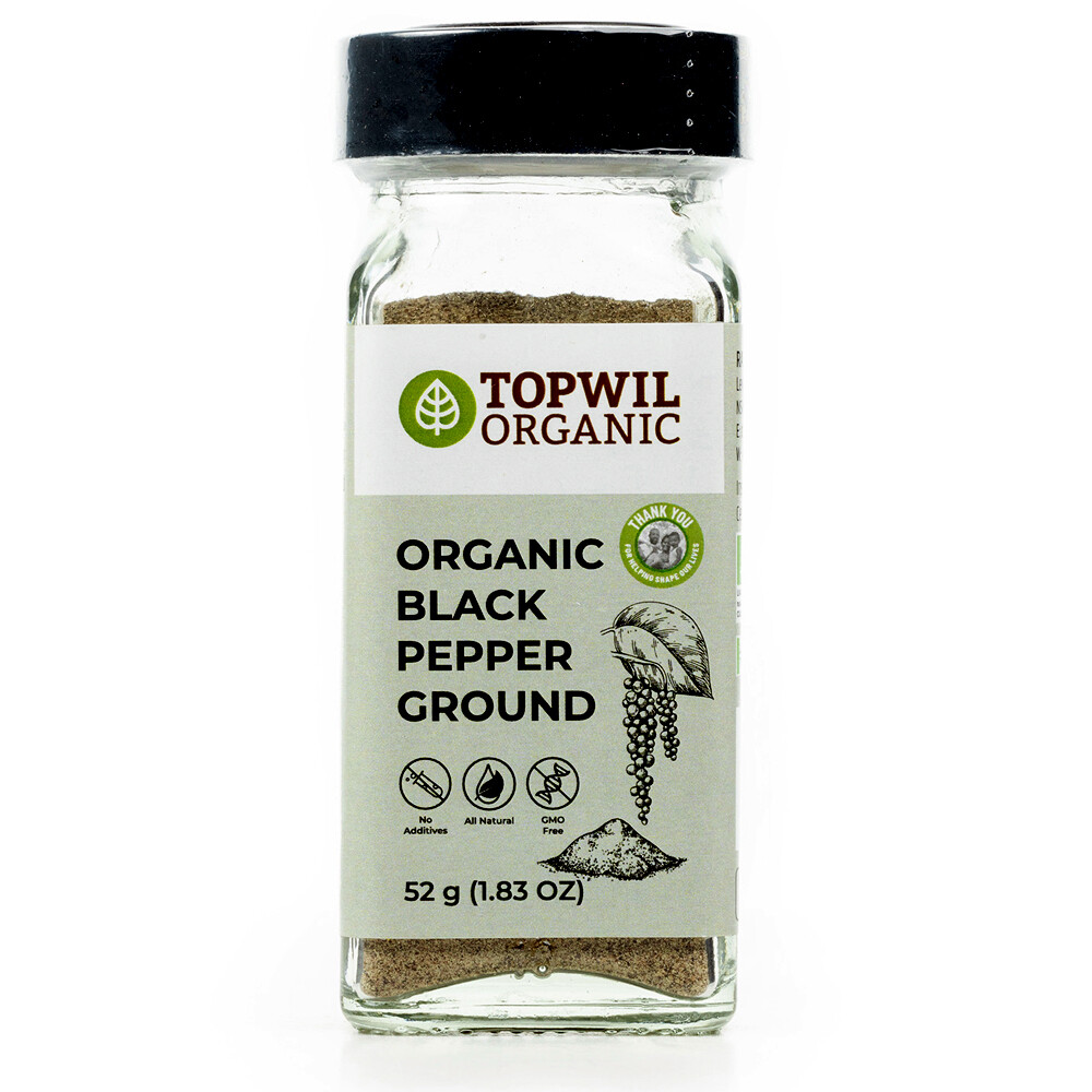 Organic Black Pepper Ground