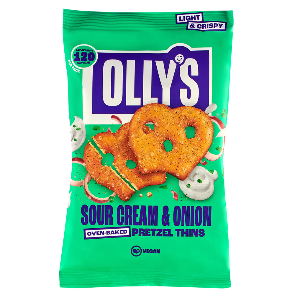 Olly's Sour Cream & Onion Pretzel Thins