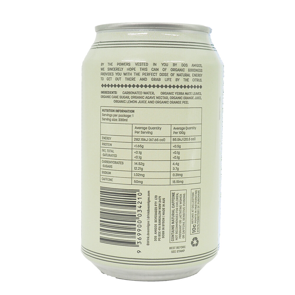 Sparkling Original Organic Yerba Mate