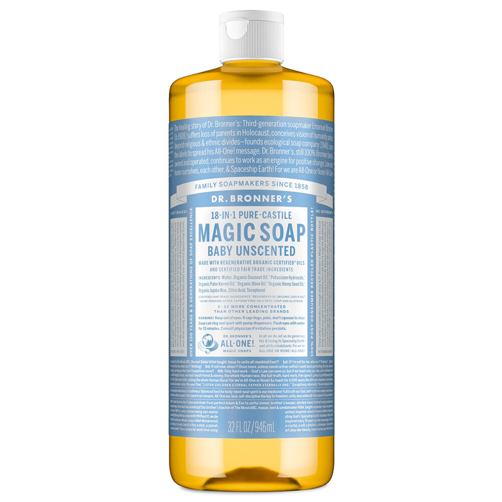 Baby Unscented Pure-Castile Magic Liquid Soap