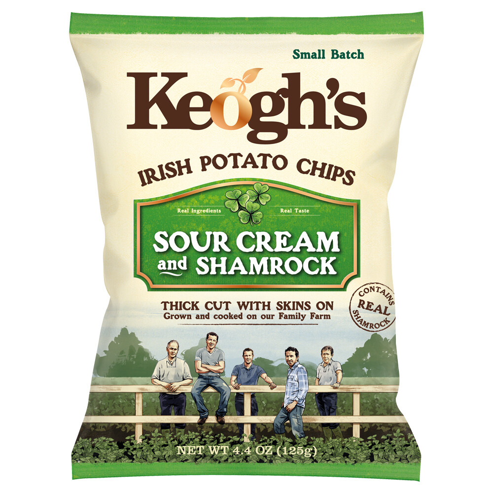 Sour Cream & Shamrock Chips