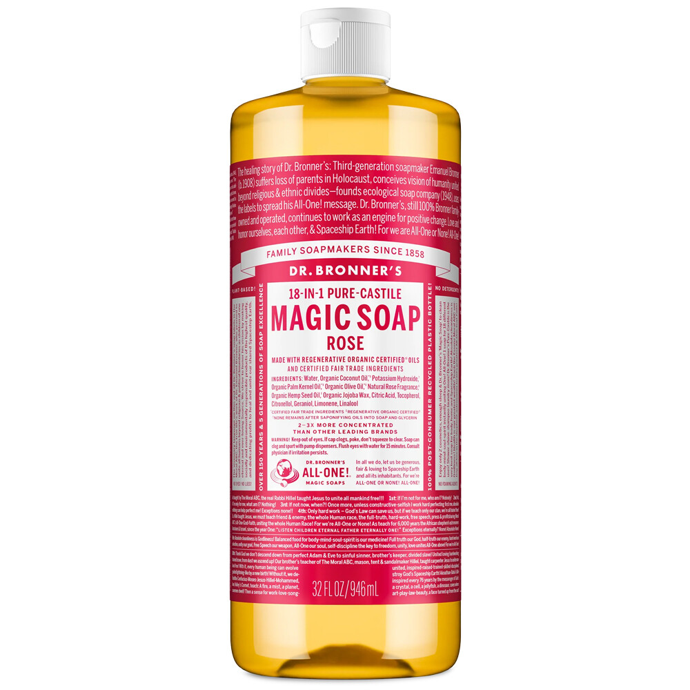 Rose Pure-Castile Magic Liquid Soap