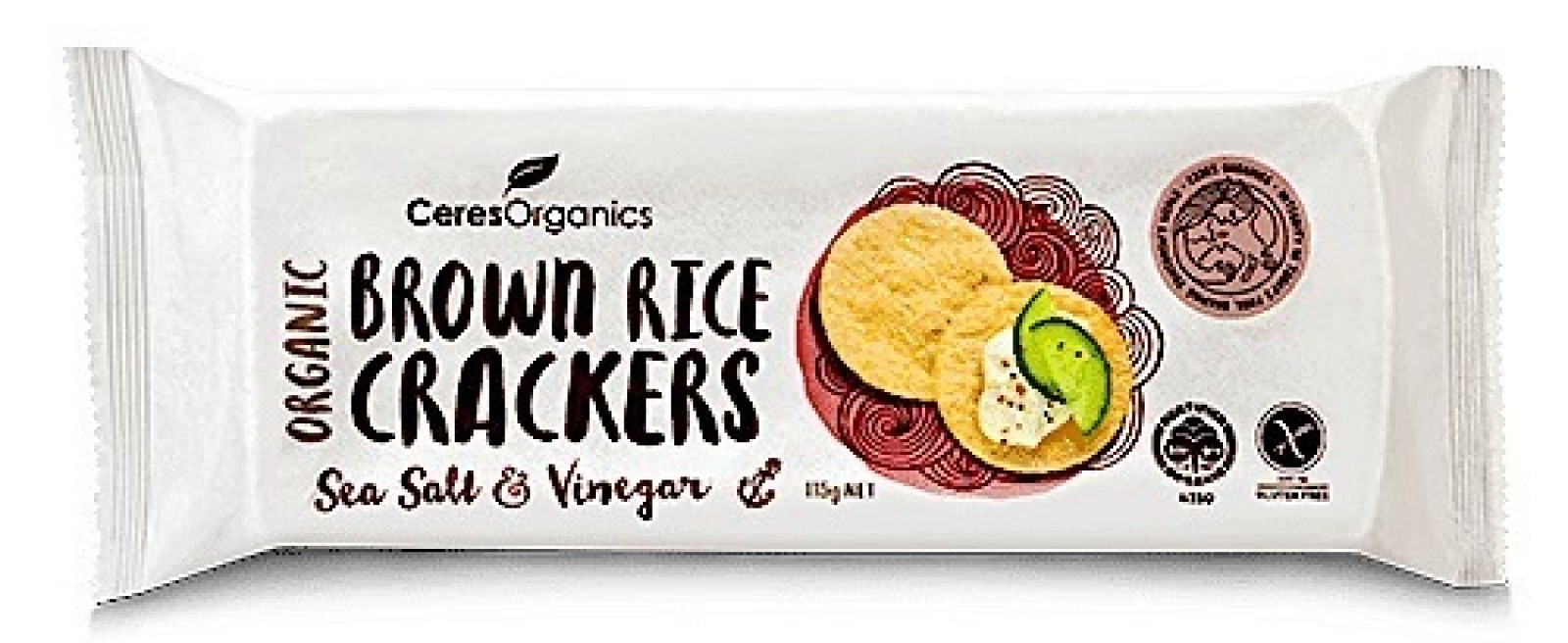 Brown Rice Crackers W/ Sea Salt & Vinegar | Buy Shop All Online ...