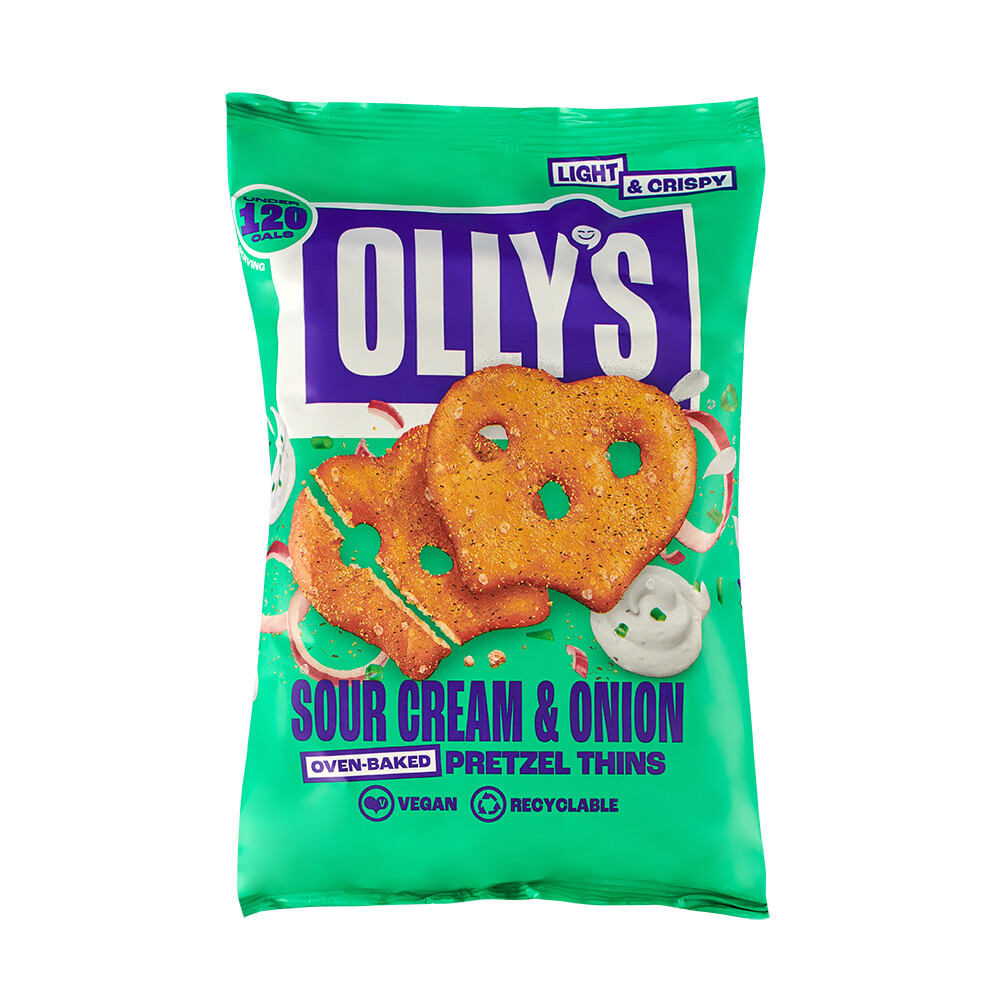 Olly's Sour Cream & Onion Pretzel Thins