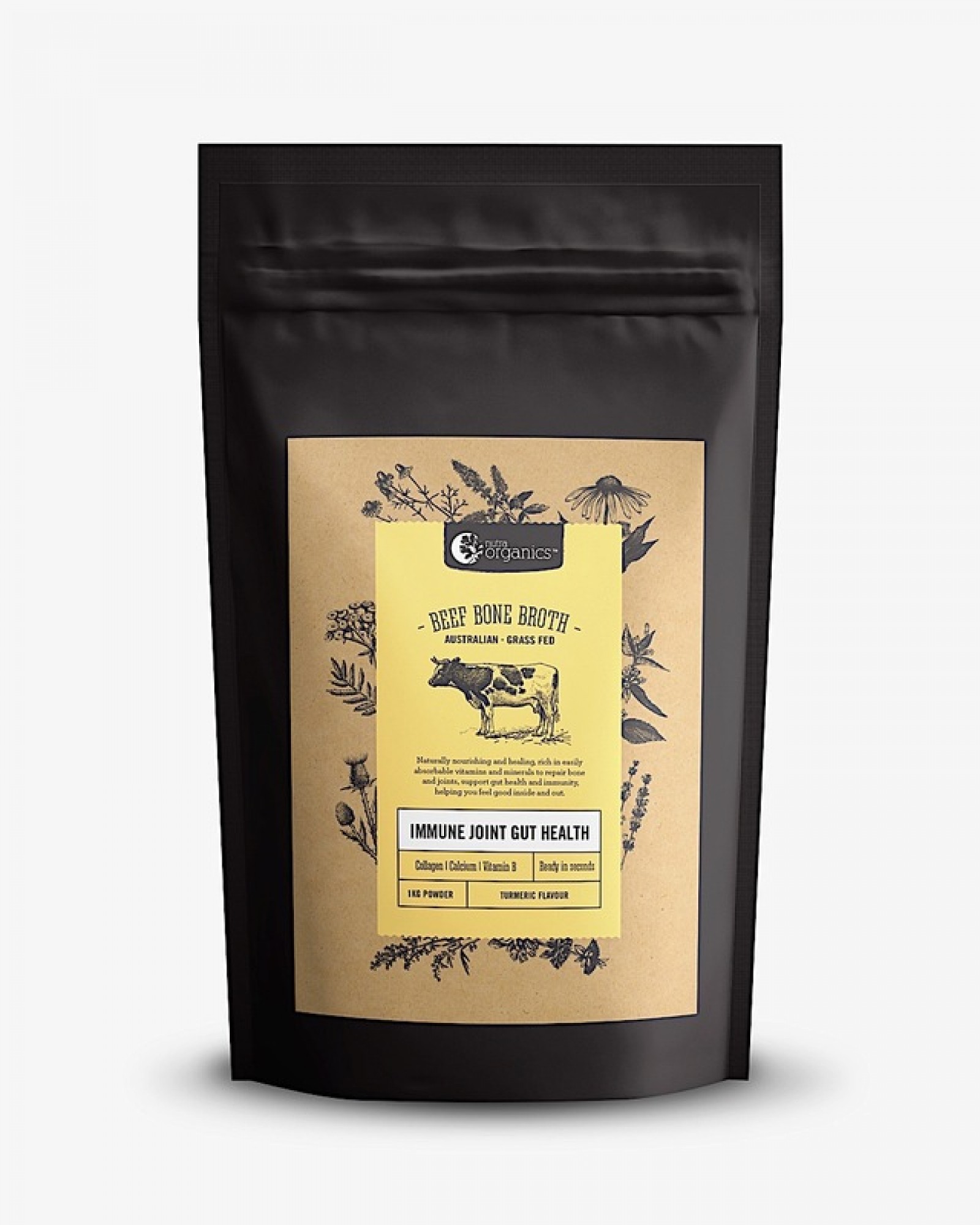 Beef Bone Broth Powder Turmeric Bulk Buy Shop All Online Little