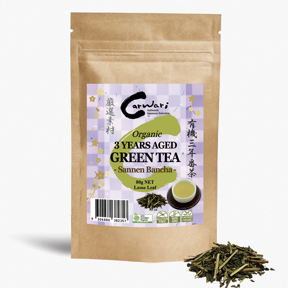 Organic Green Tea 3 Years Aged