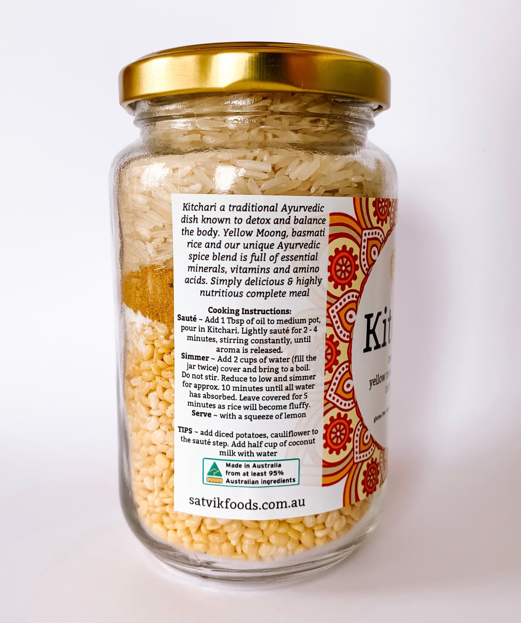 Yellow Moong Kitchari Jar