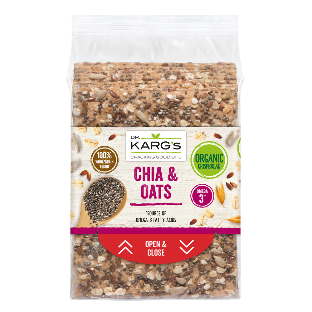 Organic Crispbread Chia and Oats