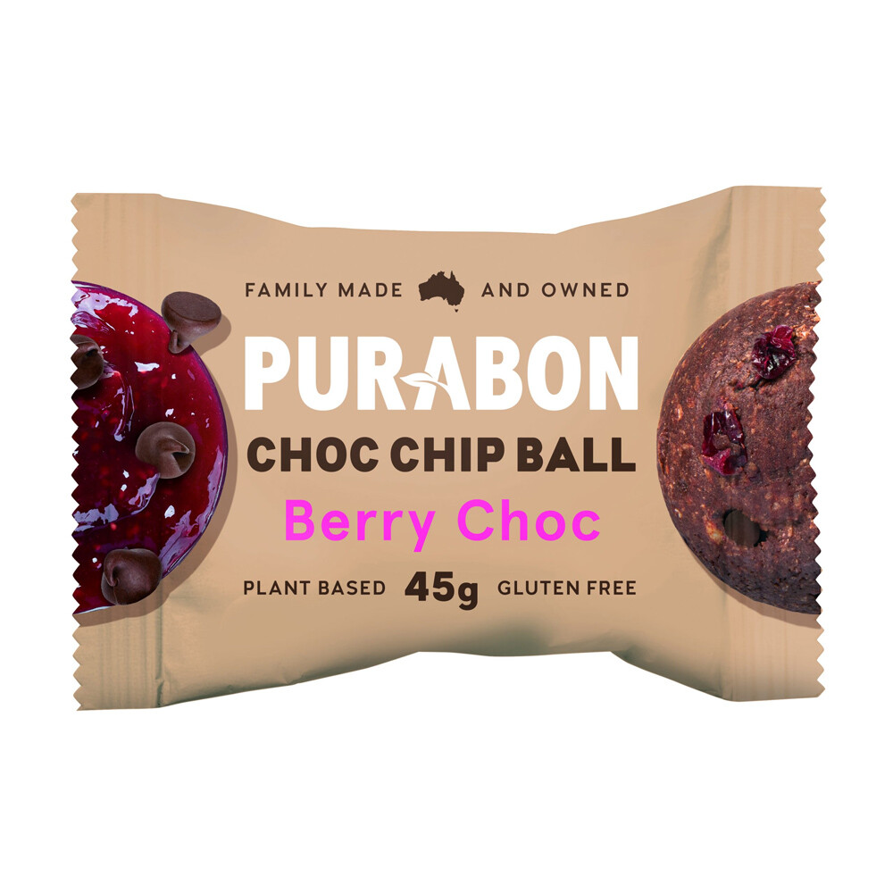 Choc Chip Balls Berry Choc 