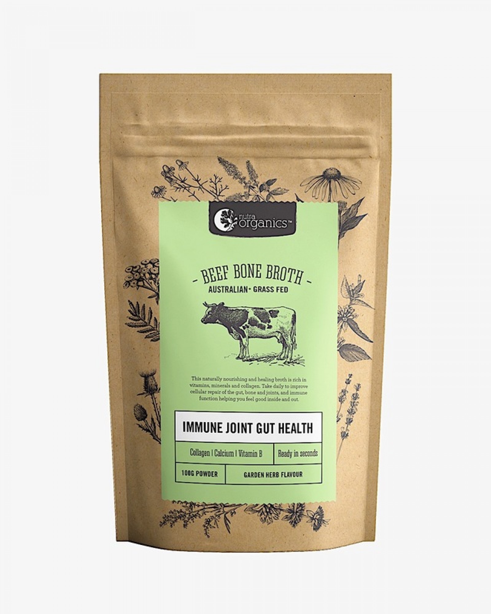 Beef Bone Broth Powder Garden Herb Bulk Buy Shop All Online