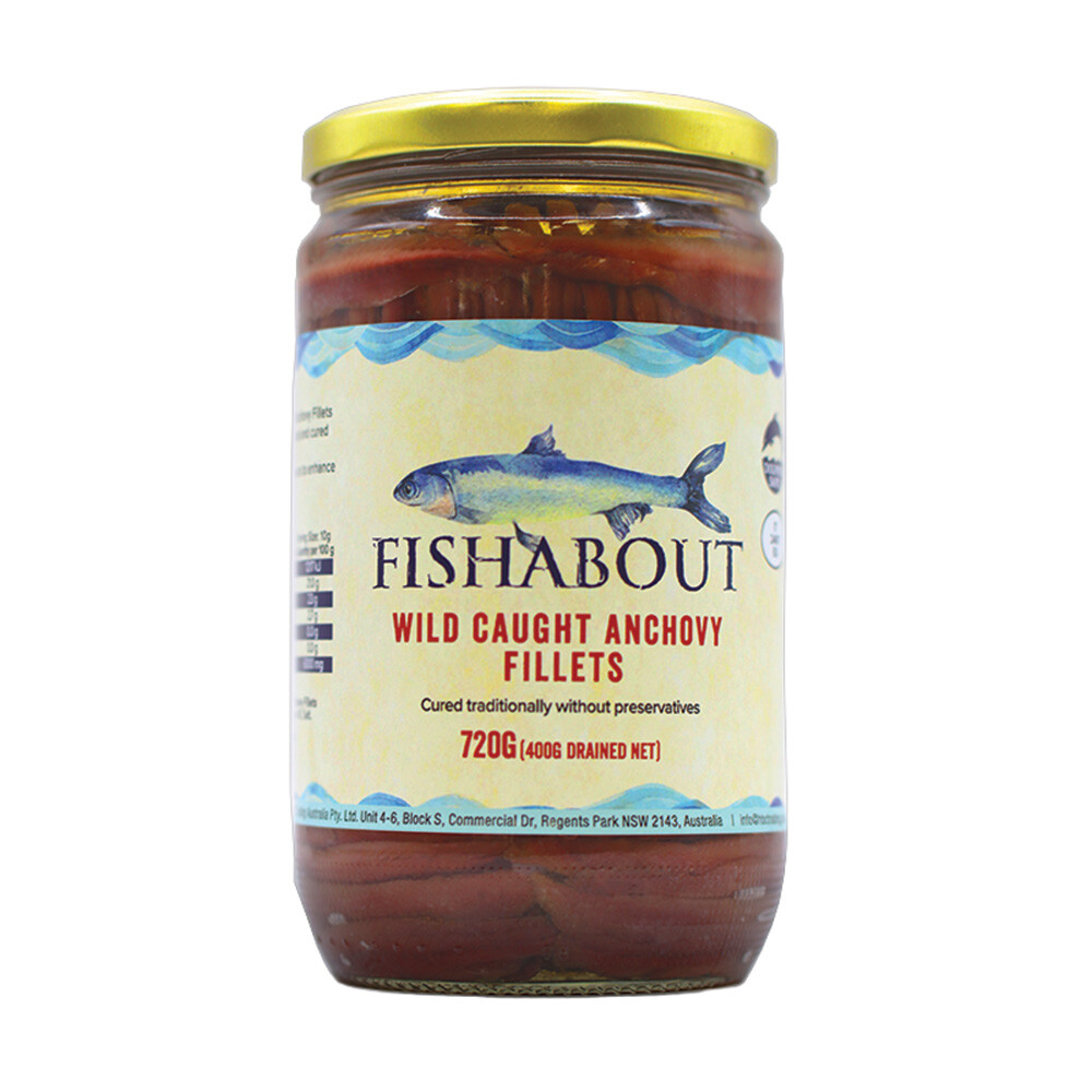 Fishabout Wild Caught Anchovy Fillets