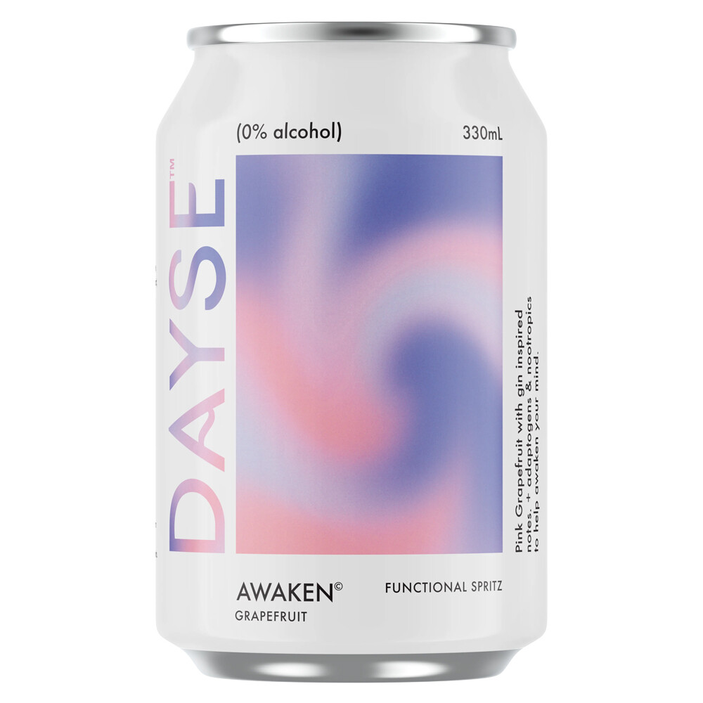Dayse Awaken Grapefruit Spritz Non-Alcoholic - 4 x 4 PACK