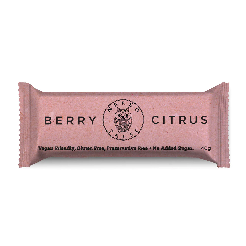 Berry Citrus Paleo Bar