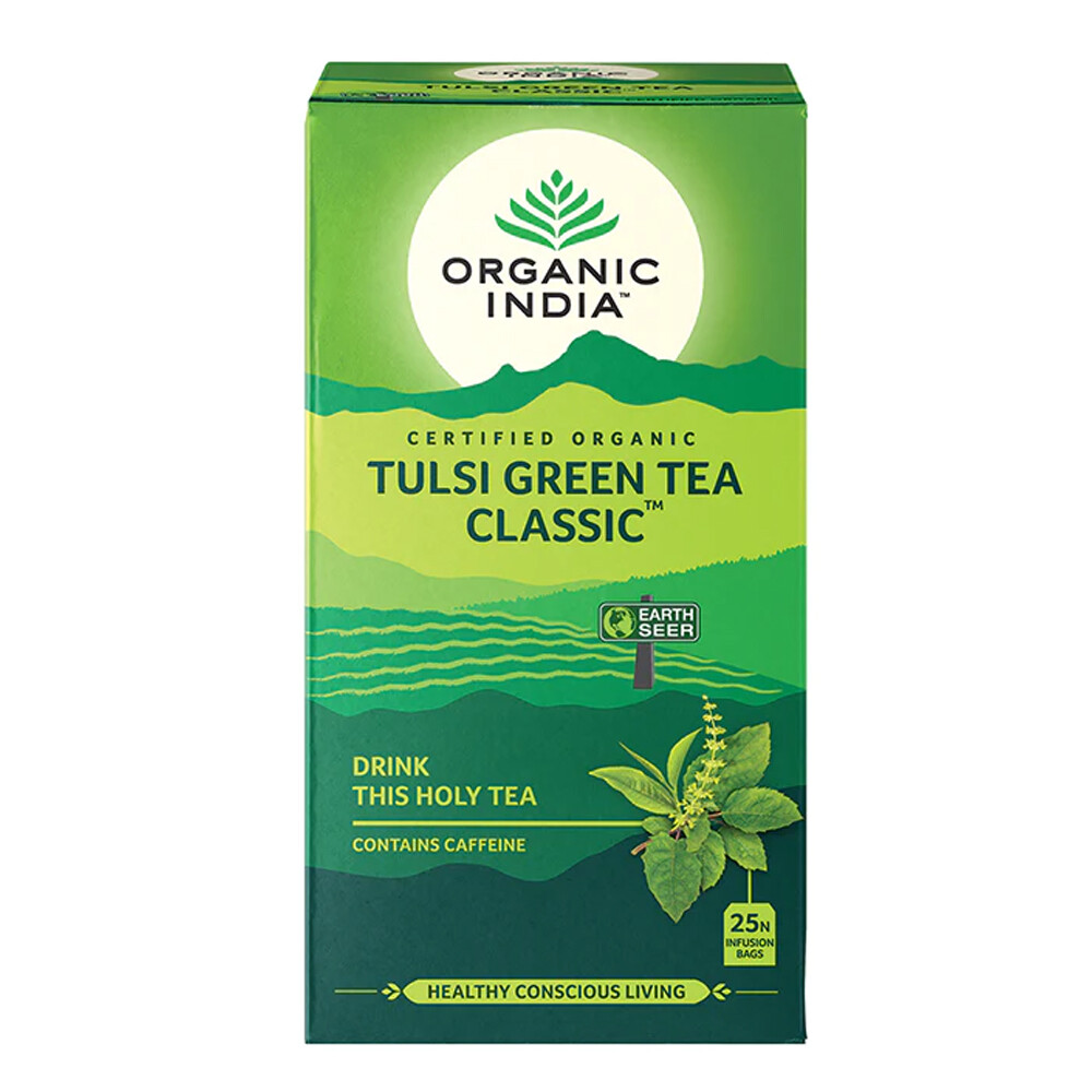 Tulsi Green Tea Classic Tea 