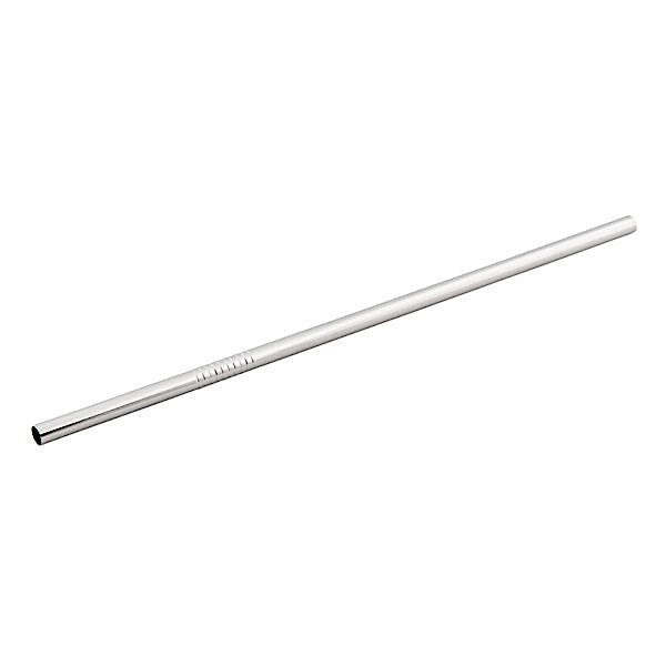 Silver Straight Straw 210mm