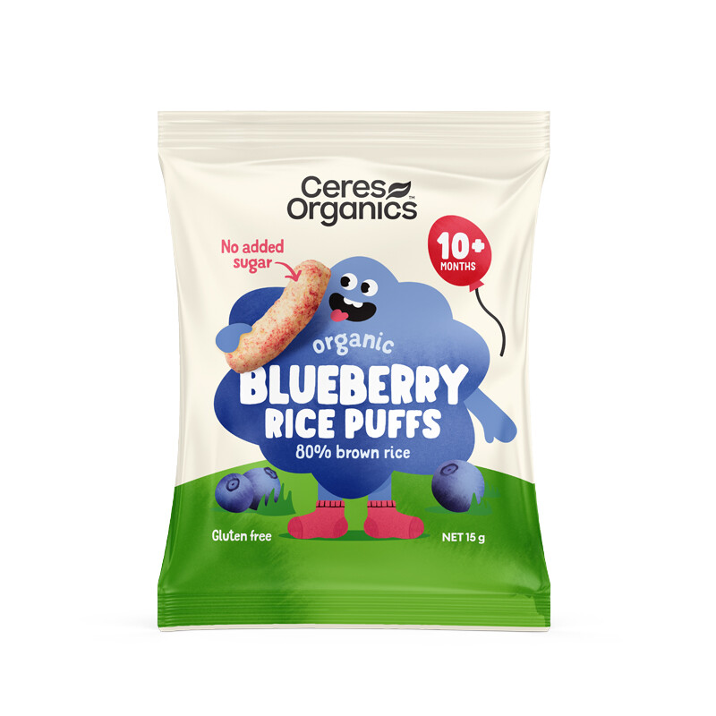 Rice Puffs - Blueberry 