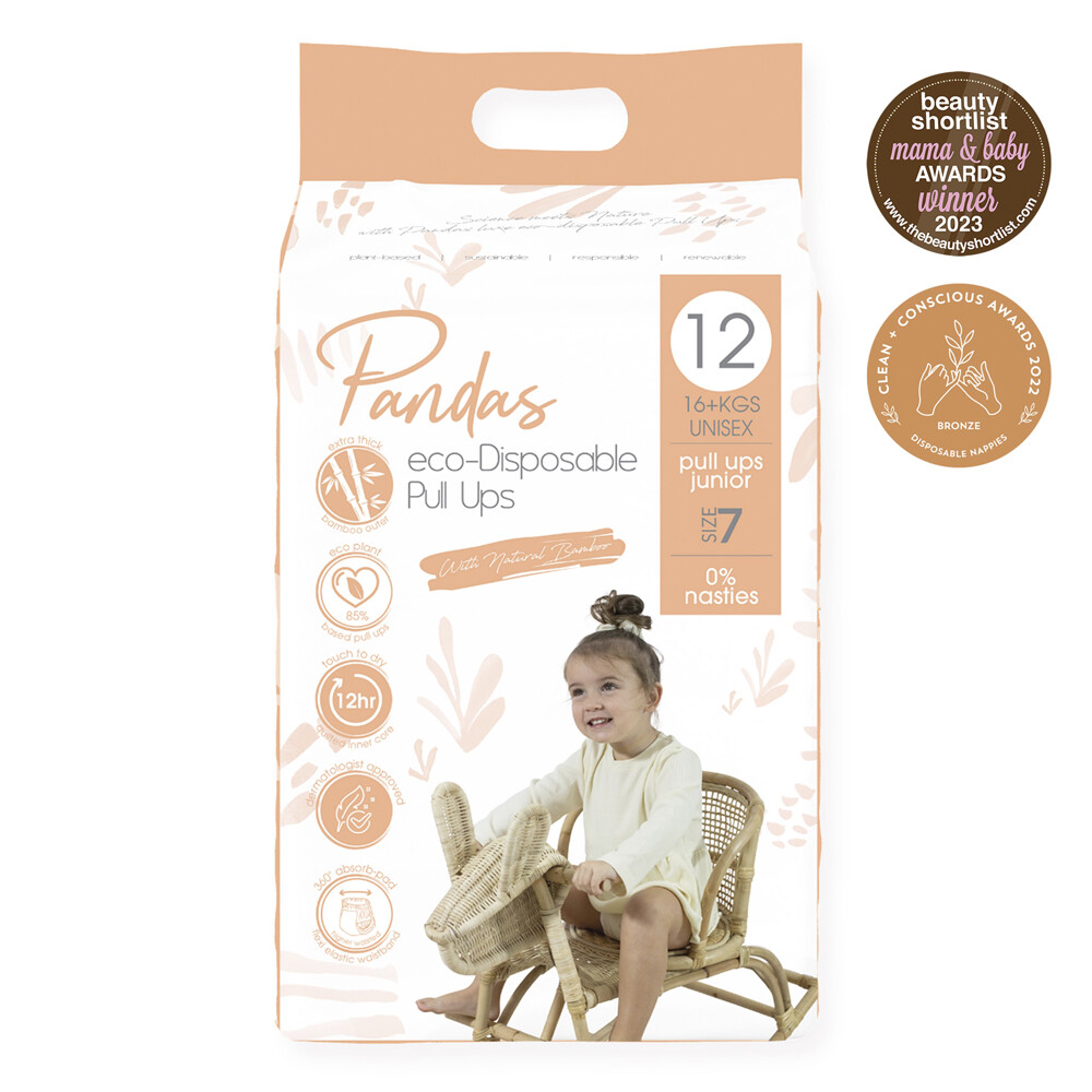 Pandas by Luvme PULL Ups - 16kg+ SIZE 7 NAPPY
