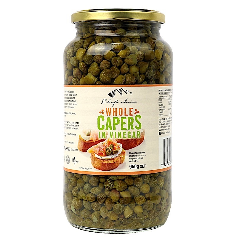 Whole Capers in Vinegar