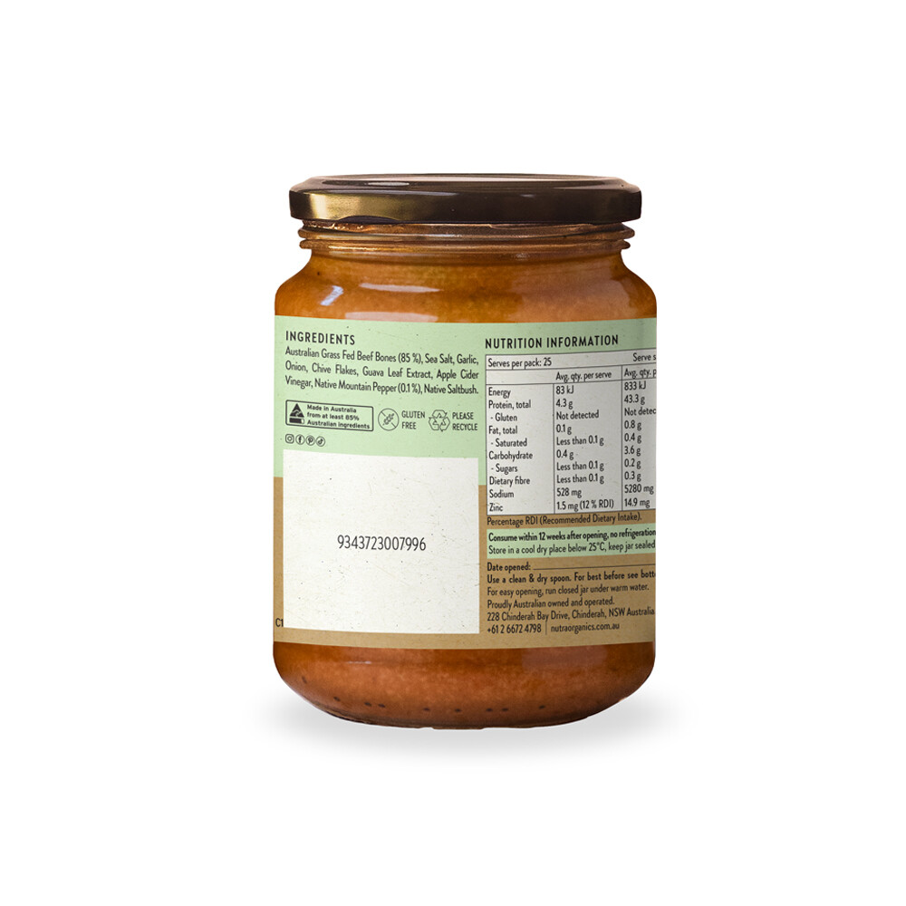 Beef Bone Broth Concentrate - Native Herbs