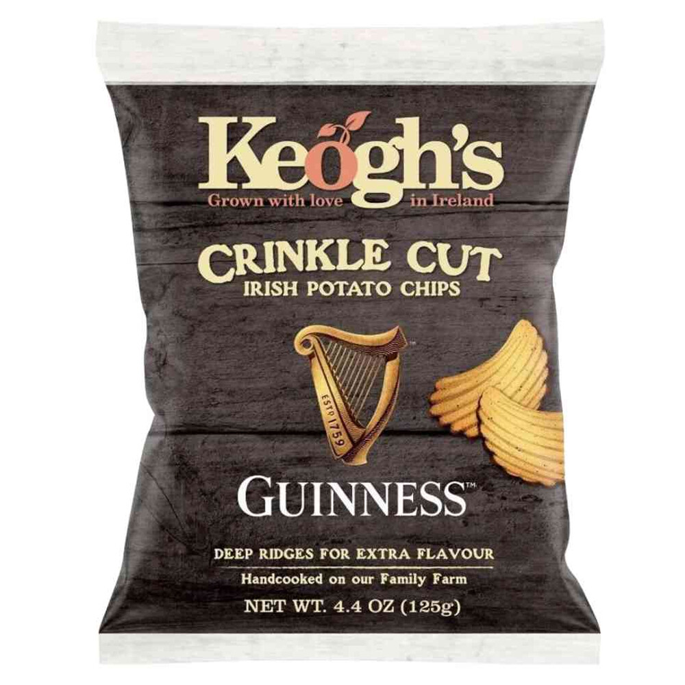 Crinkle Cut Guinness Chips