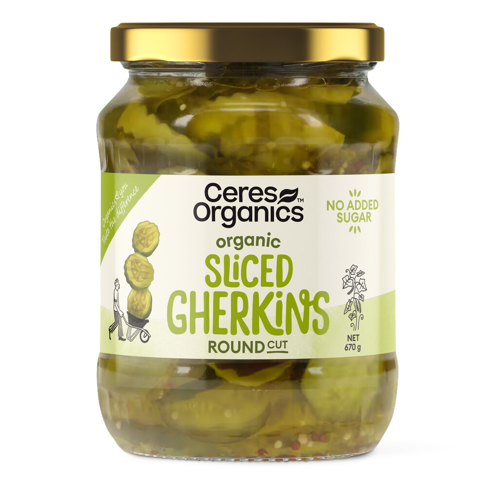 Slice Gherkins, Round Cut 