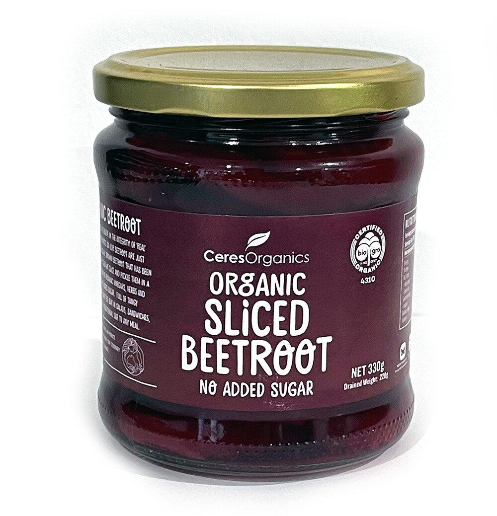 Sliced Beetroot, no added sugar 