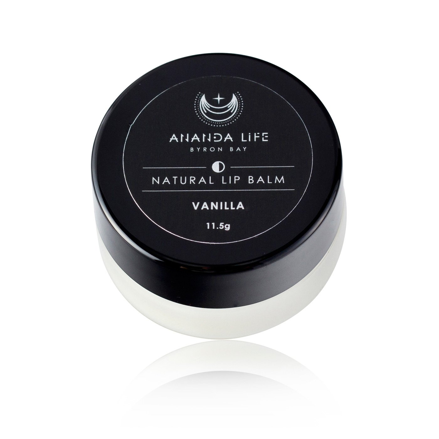 Natural Lip Balm VANILLA glass pot