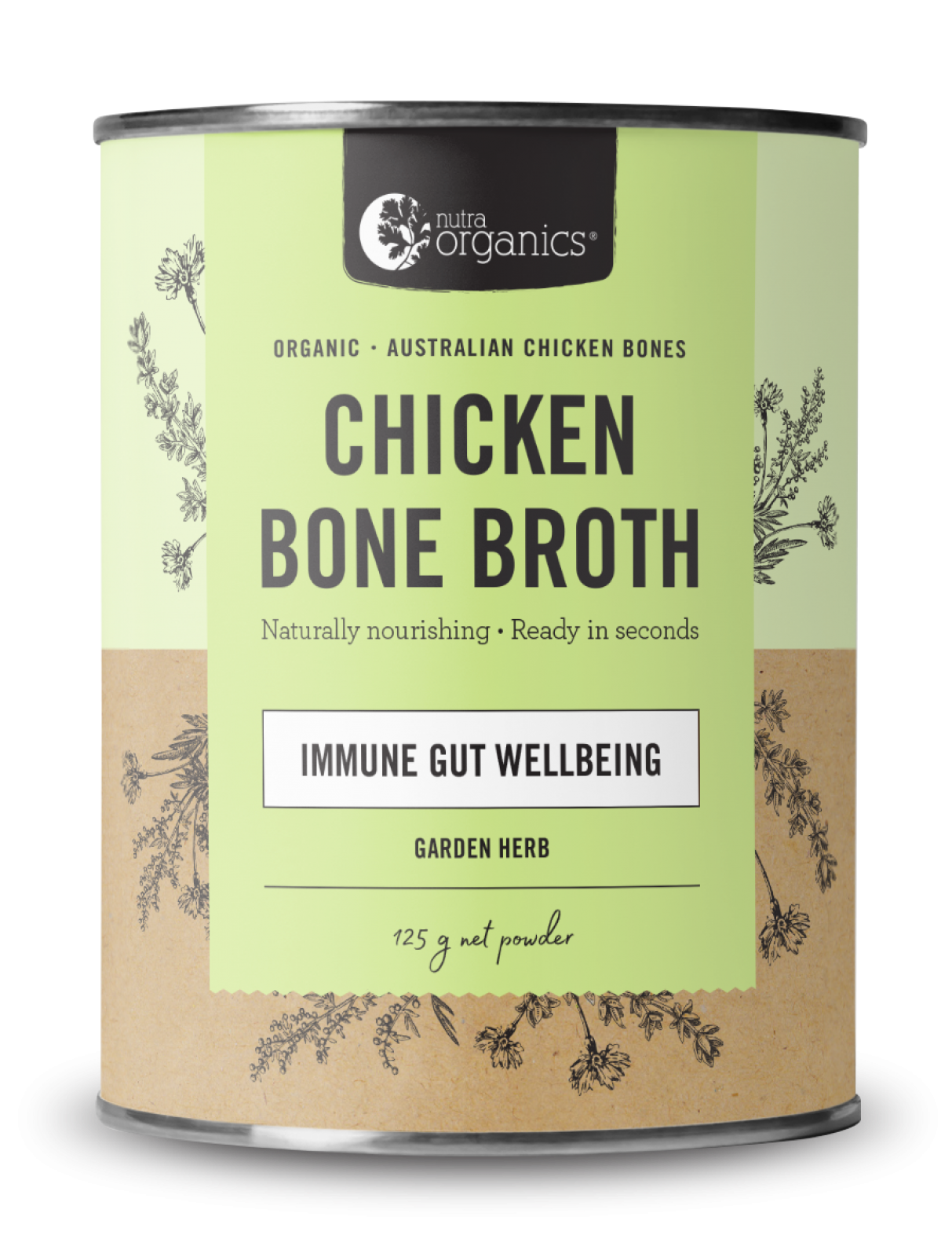 Chicken Bone Broth Powder Garden Herb Buy Shop All Online Little