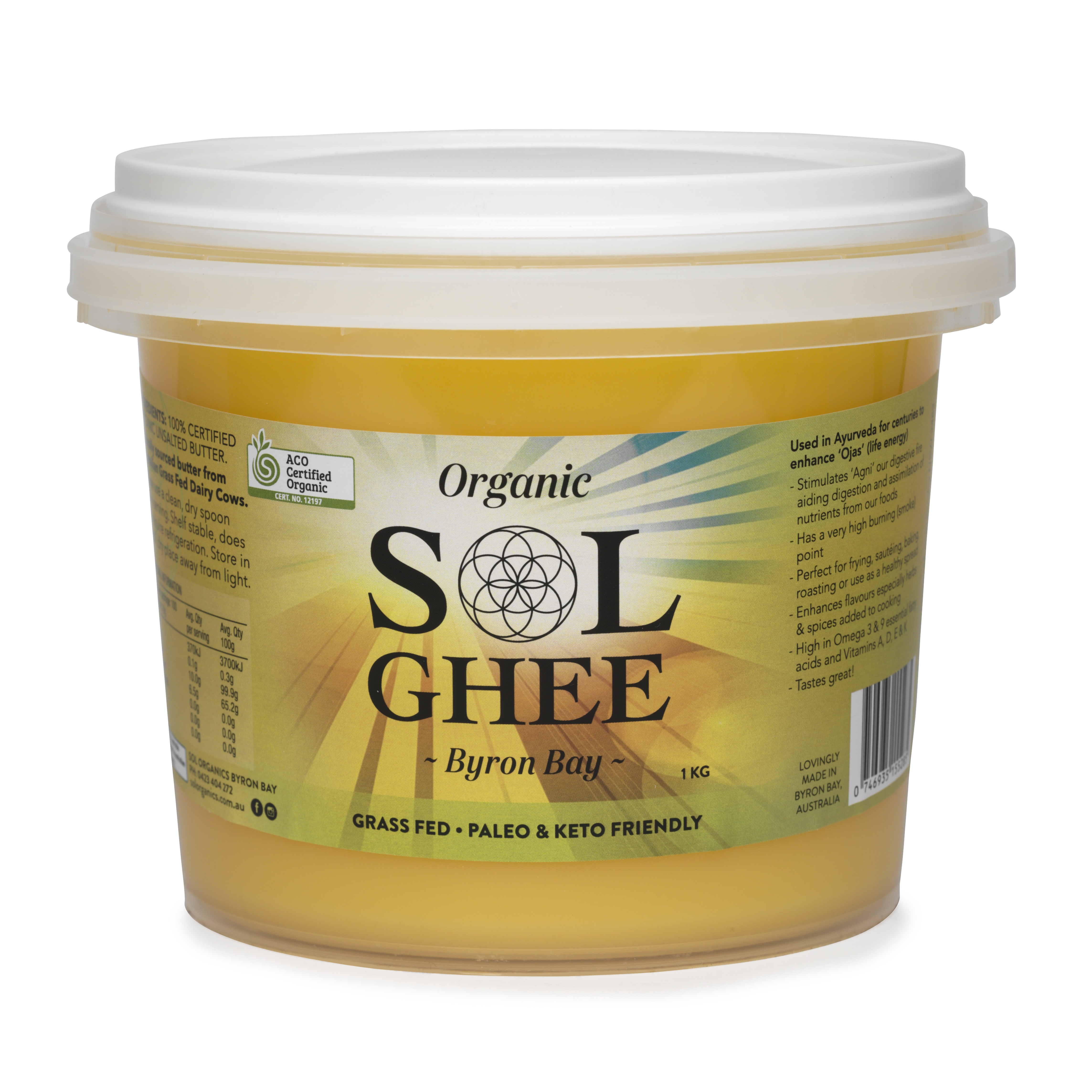 Sol Ghee Organic 