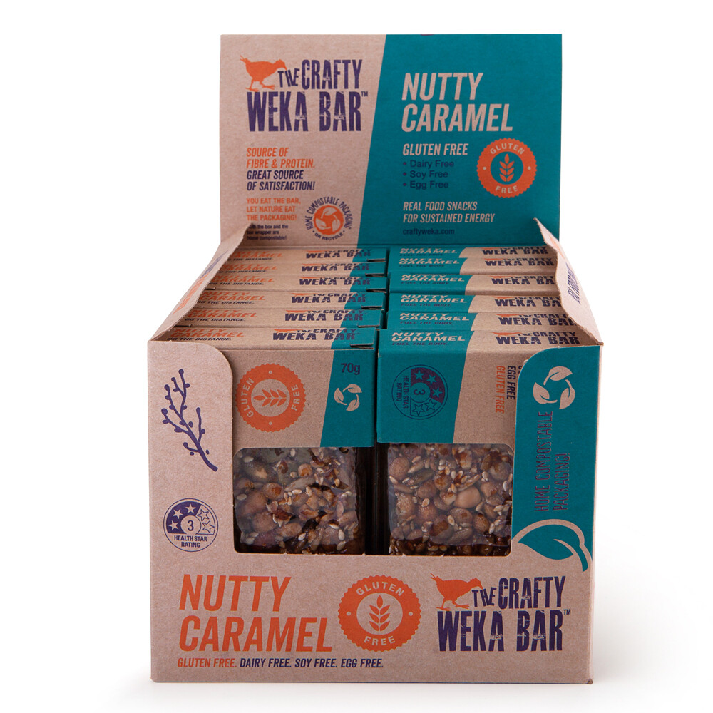 Nutty Caramel Bar - Gluten Free