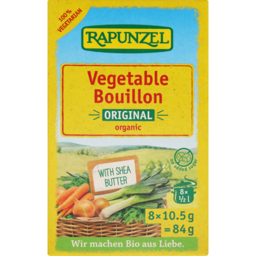 Vegetable Bouillon Cubes with Shea Butter