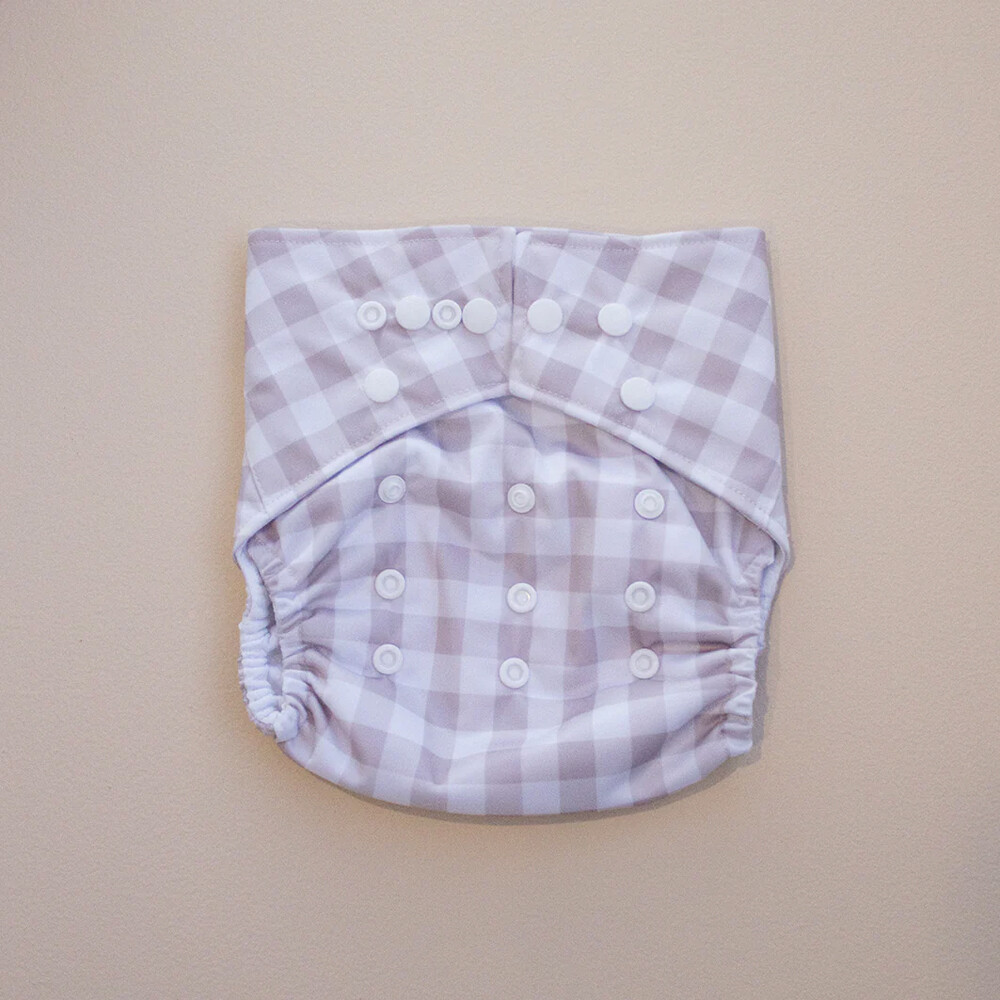 Pandas by Luvme Swim Nappy BEIGE CHECK