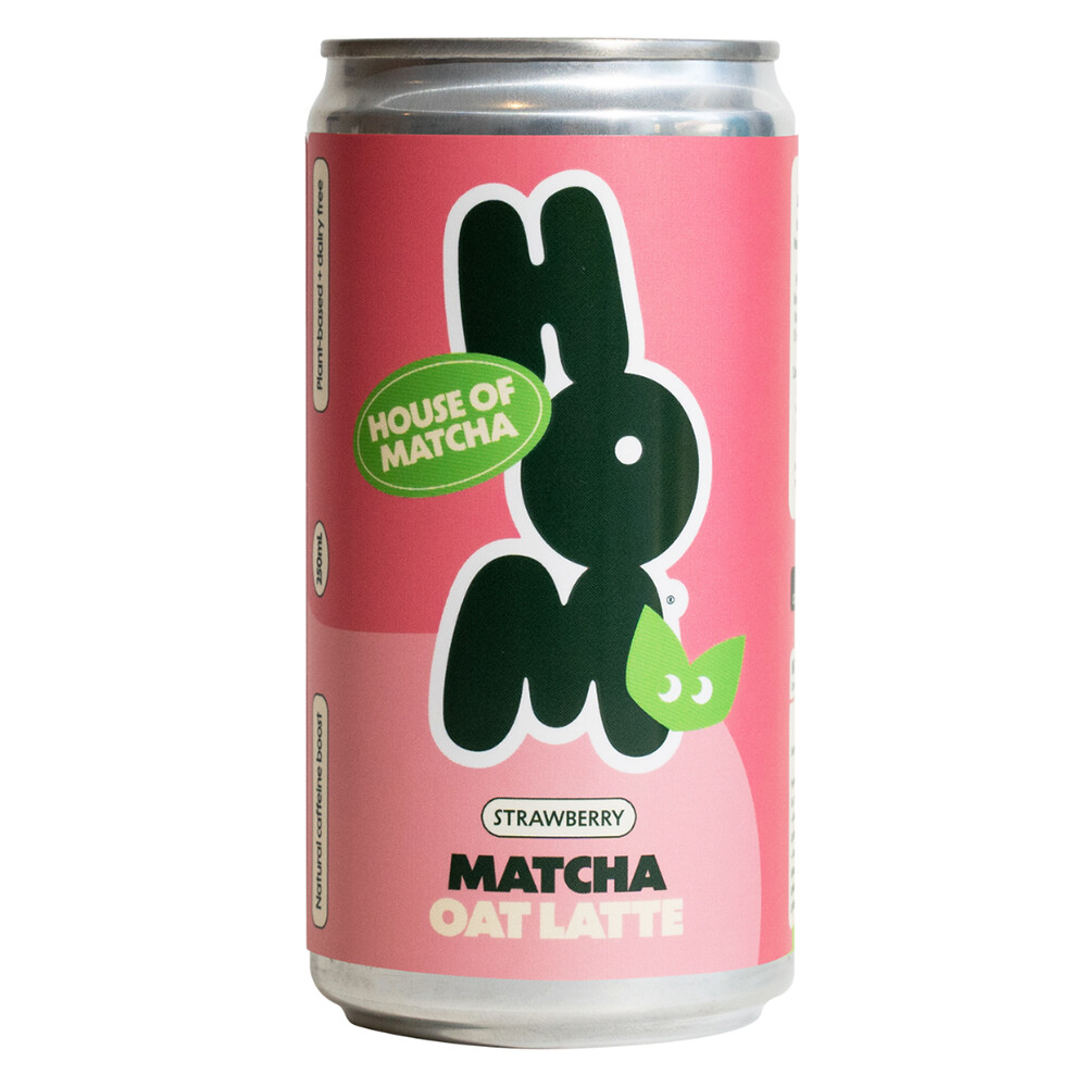 Strawberry Matcha Oat Latte