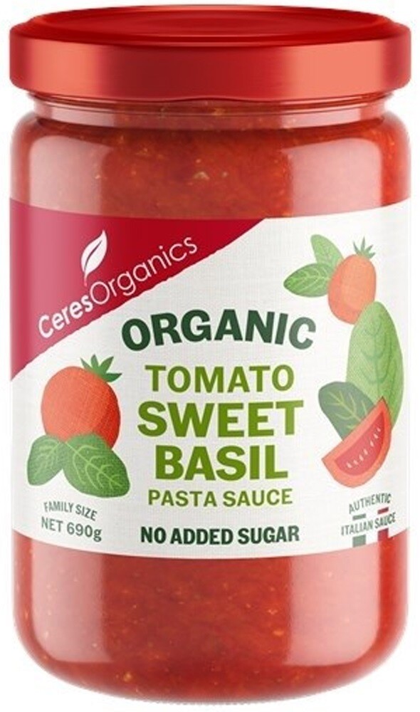 Tomato, Sweet Basil Pasta Sauce