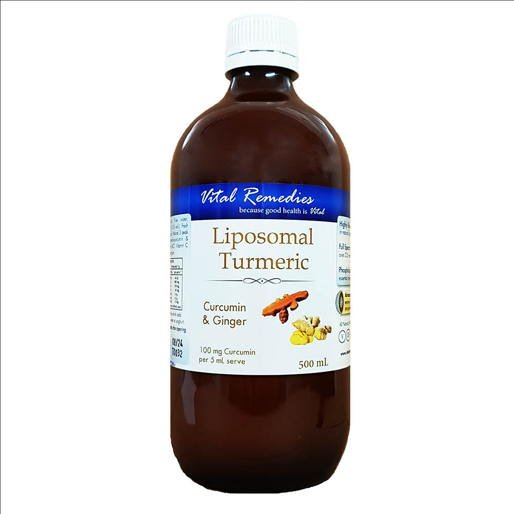 Liposomal Turmeric - Curcumin & Ginger 